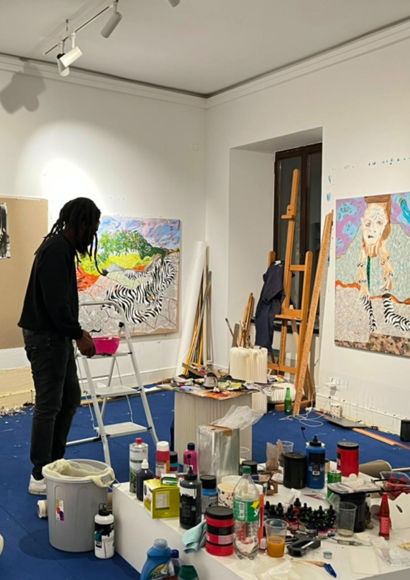 In studio